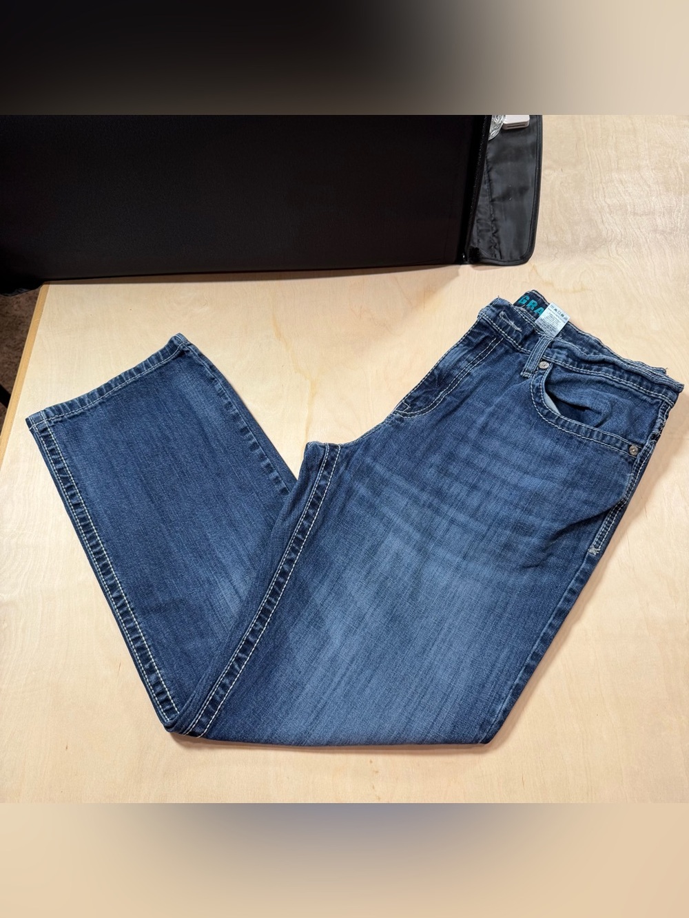Men’s Cinch Grant Jeans Dark Wash Size 36 X 30 Pre-Owned